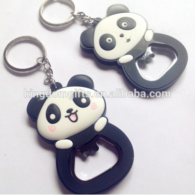 silicone 3D panda beer bottle openers