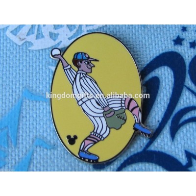 Hidden Mickey Toontown Pinwheel Baseball baseball trading pin