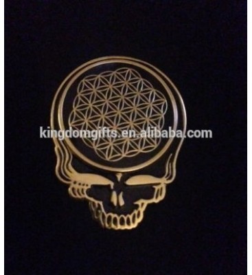 grateful dead flower of life spinner pin