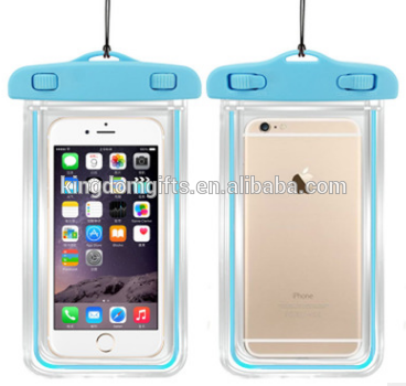 Waterproof phone bag strong sealing fluorescent bag