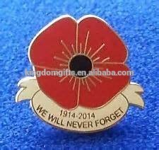 1914-2015 popy pin badge we will never forget brooch pin