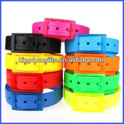 Colourful silicon belts