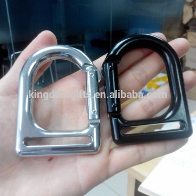 Black&Silver rope climbing clasp,61*42mm/72*53mm