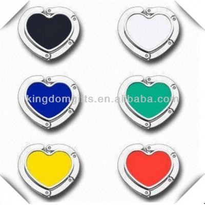 Heart Design Metal Bag Hanger for wholesale