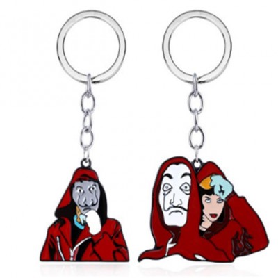 littel red man zinc alloy keychain