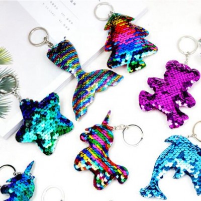 Colorful sequins keychain,Sequin keychainfor wholesale