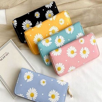 Little Daisy Lady Wallet Fashion Zipper Wallet Long mobile coin purse for wholesale